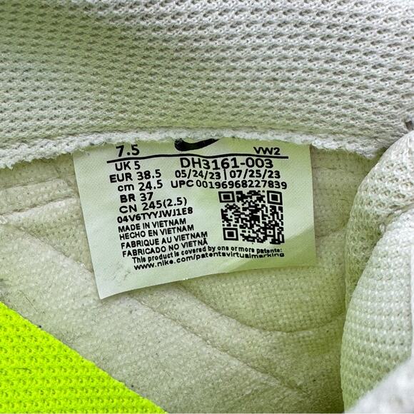 Nike Court Legacy White Leather Low-Top Sneakers Women’s Size 7.5 EUR 38.5 - Picture 8 of 10